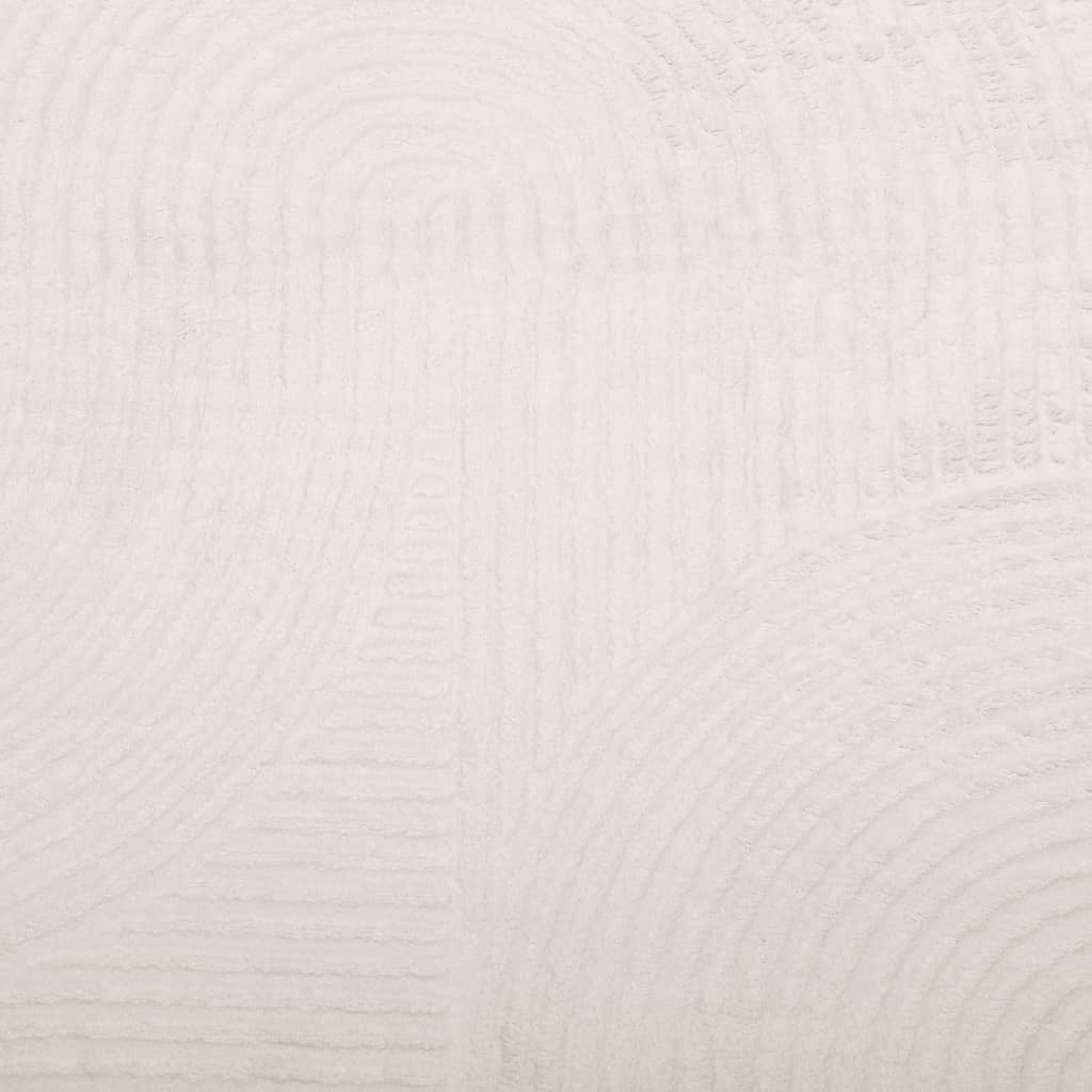 Tapis IZA Poils courts Style scandinave Crème 160x230 cm