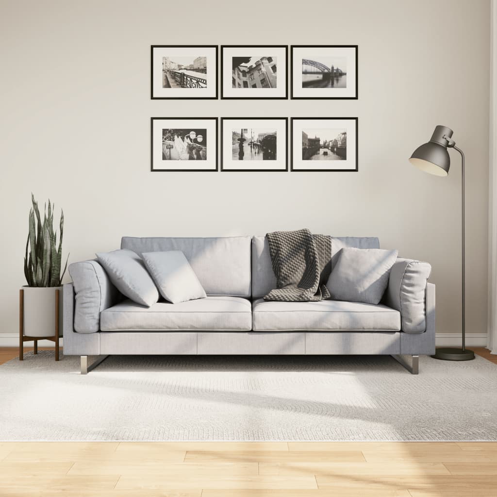 Tapis IZA Poils courts Style scandinave Crème 160x230 cm
