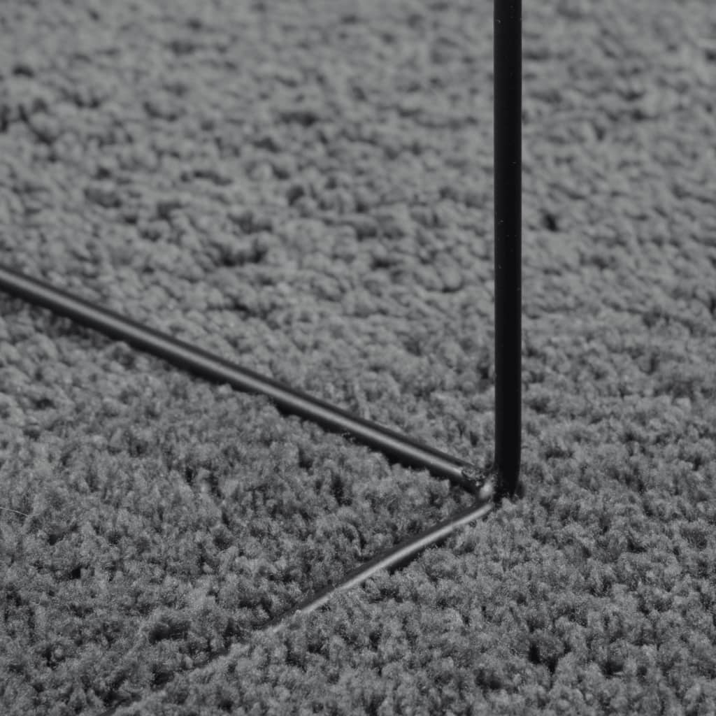 Tapis OVIEDO Poils ras Anthracite 200x280 cm