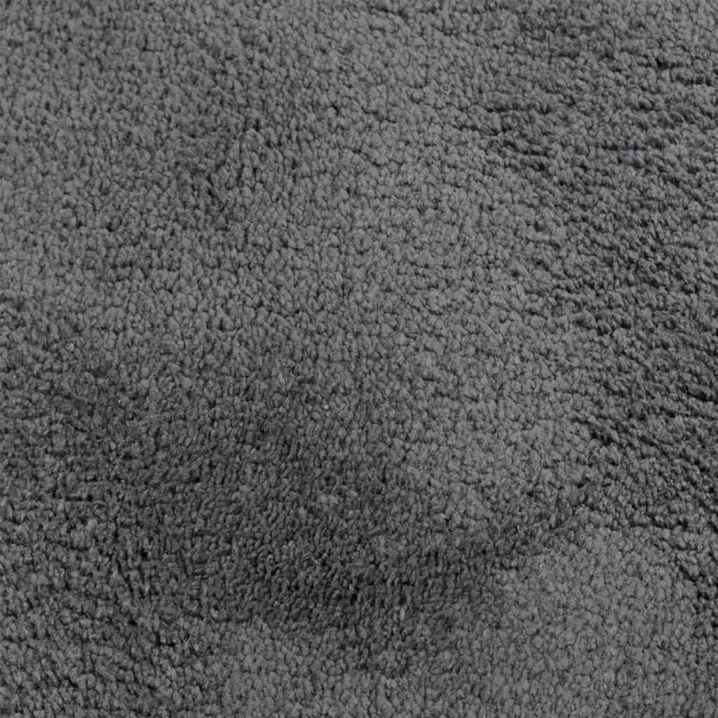 Tapis OVIEDO Poils ras Anthracite 200x280 cm
