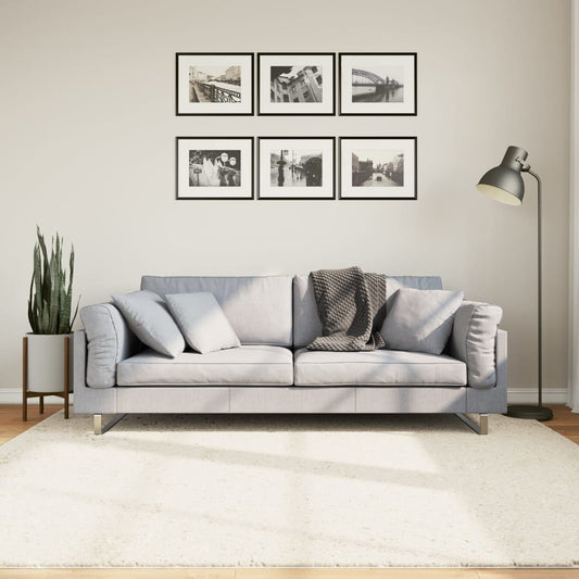 Rug OVIEDO Low Pile Beige 200x200 cm