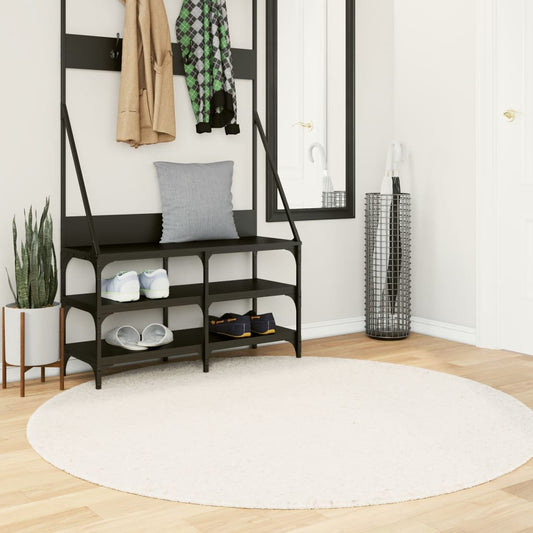 Tapis OVIEDO poils ras beige Ø 160 cm