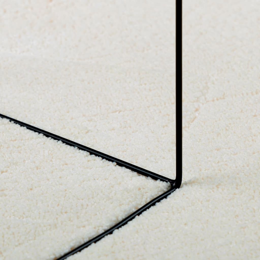 OVIEDO Short Pile Rug Cream 240x340 cm
