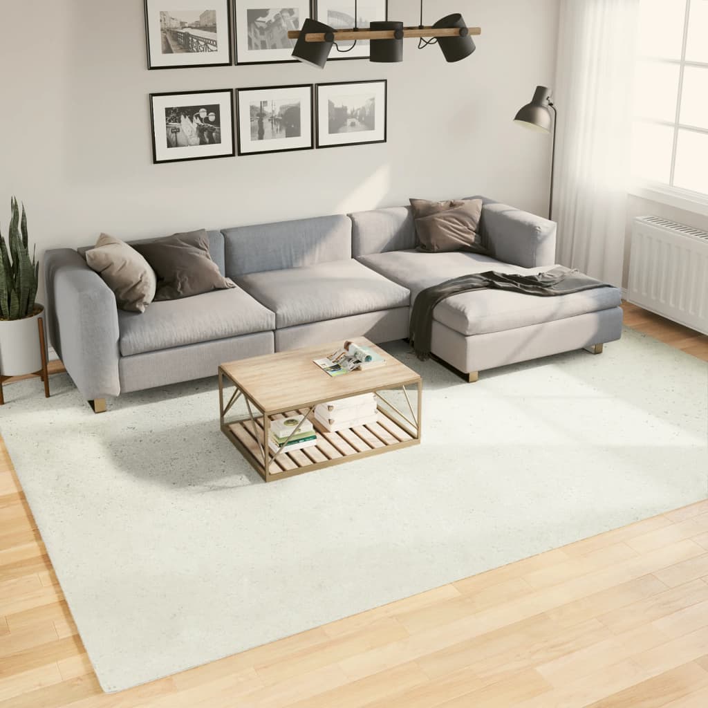 OVIEDO Short Pile Rug Cream 240x340 cm