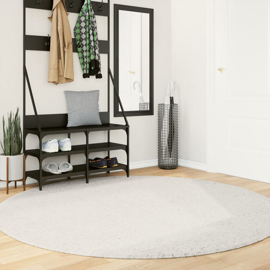 OVIEDO Low Pile Rug Cream Ø 200 cm