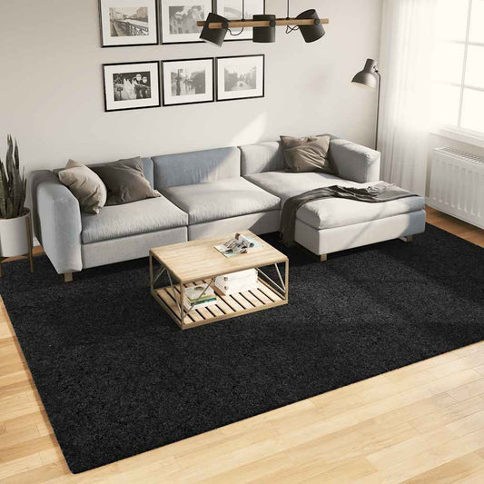 Tapis OVIEDO poils ras Noir 240x340 cm