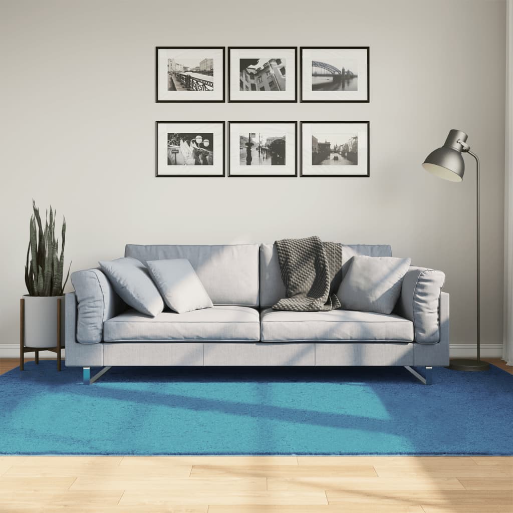 OVIEDO Low Pile Rug Turquoise 160x230 cm