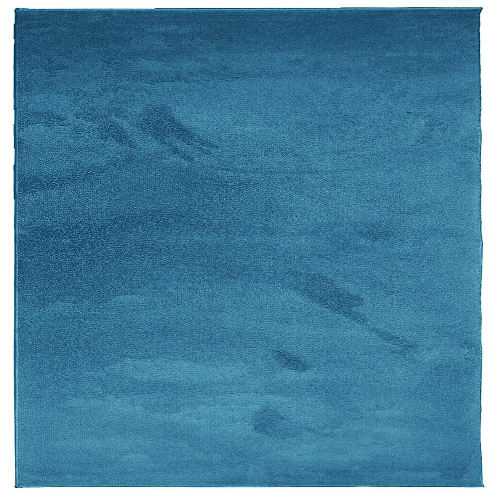 Tapis OVIEDO poils courts Turquoise 240x240 cm