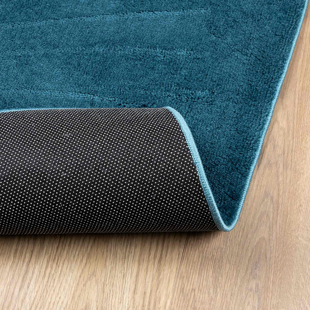 Tapis OVIEDO poils courts Turquoise 240x240 cm