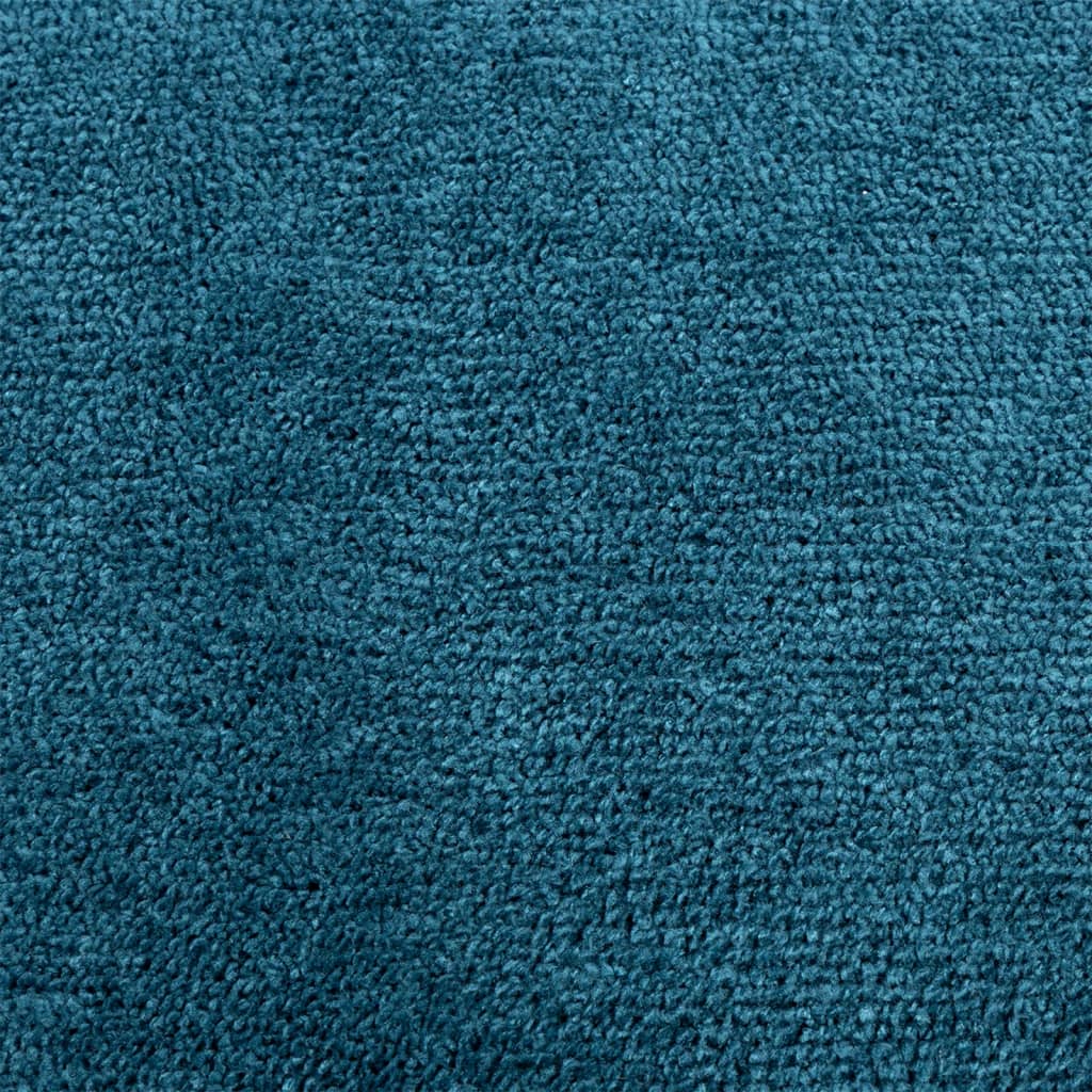 Tapis OVIEDO poils courts Turquoise Ø 160 cm