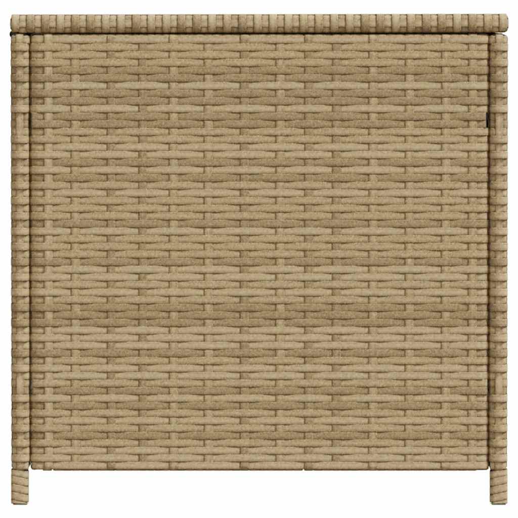 Gartentruhe Beige 469L Poly Rattan