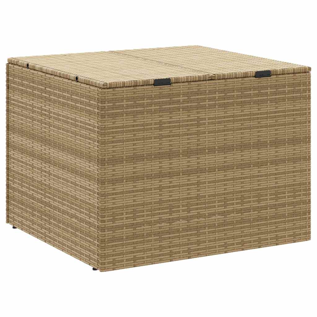 Gartentruhe Beige 291L Poly Rattan