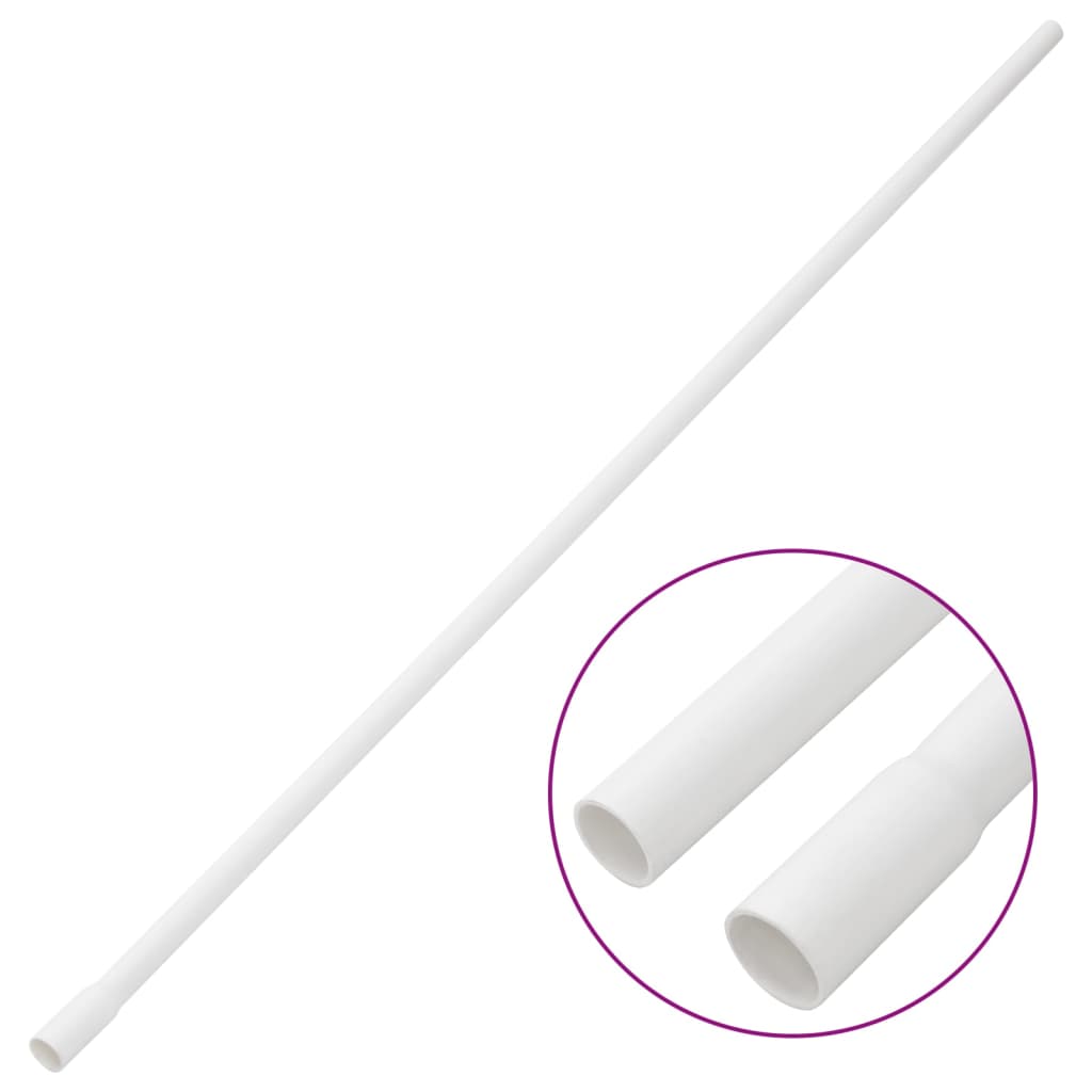Gaines installées avec clips Ø16 mm 10 m PVC