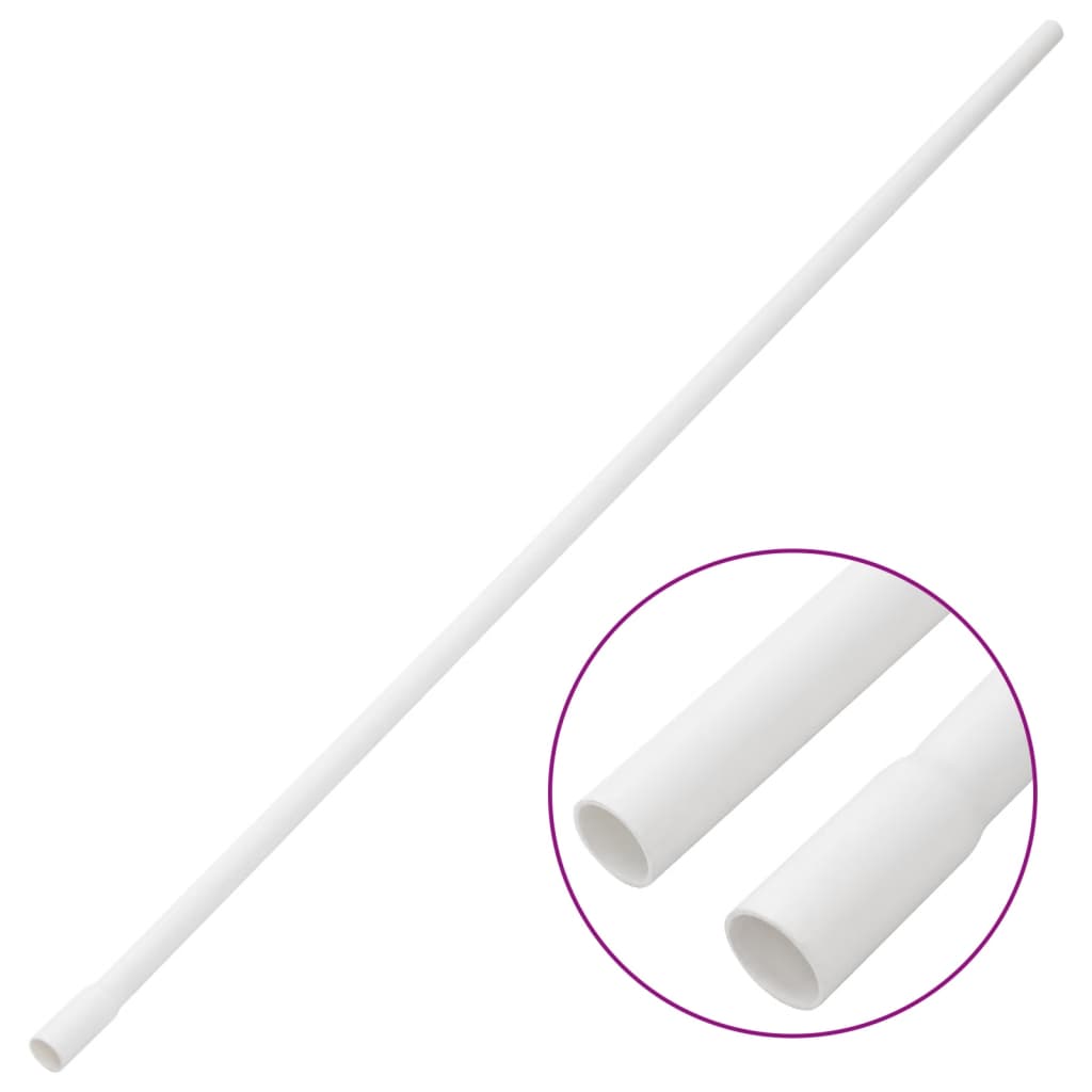 Tubes d'installation avec clips Ø16 mm 30 m PVC