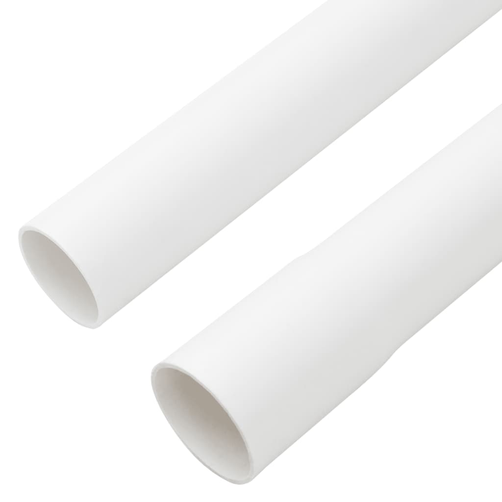 Tubes d'installation avec clips Ø30 mm 10 m PVC