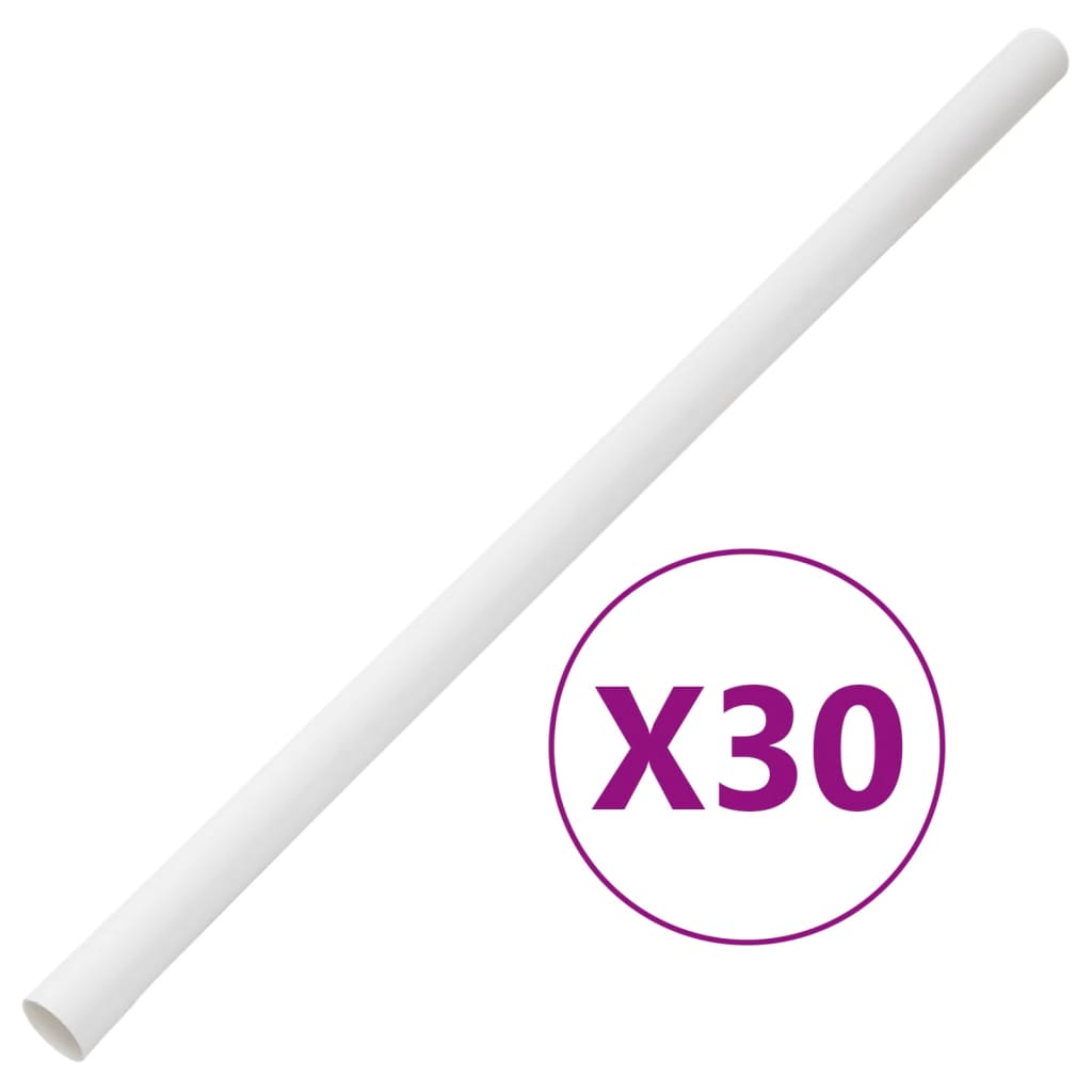 Gaines électriques avec clips Ø30 mm 30 m PVC