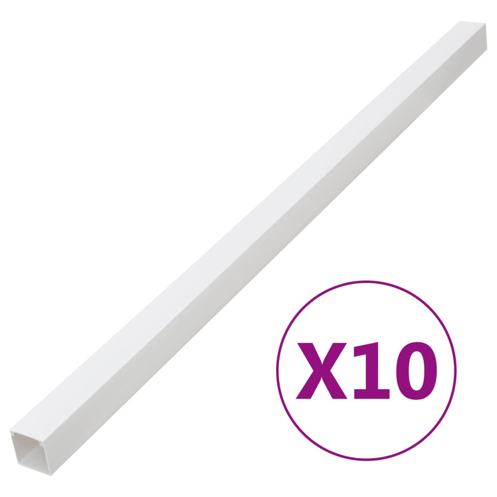 Gaines d'installation 40x25 mm 10 m PVC
