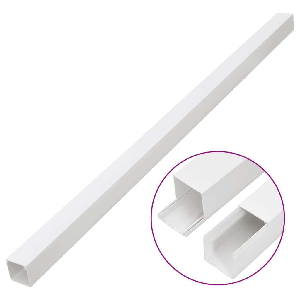 Gaines d'installation 40x25 mm 10 m PVC