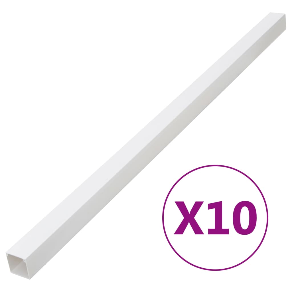 Tuyaux d'installation 100x60 mm 10 m PVC