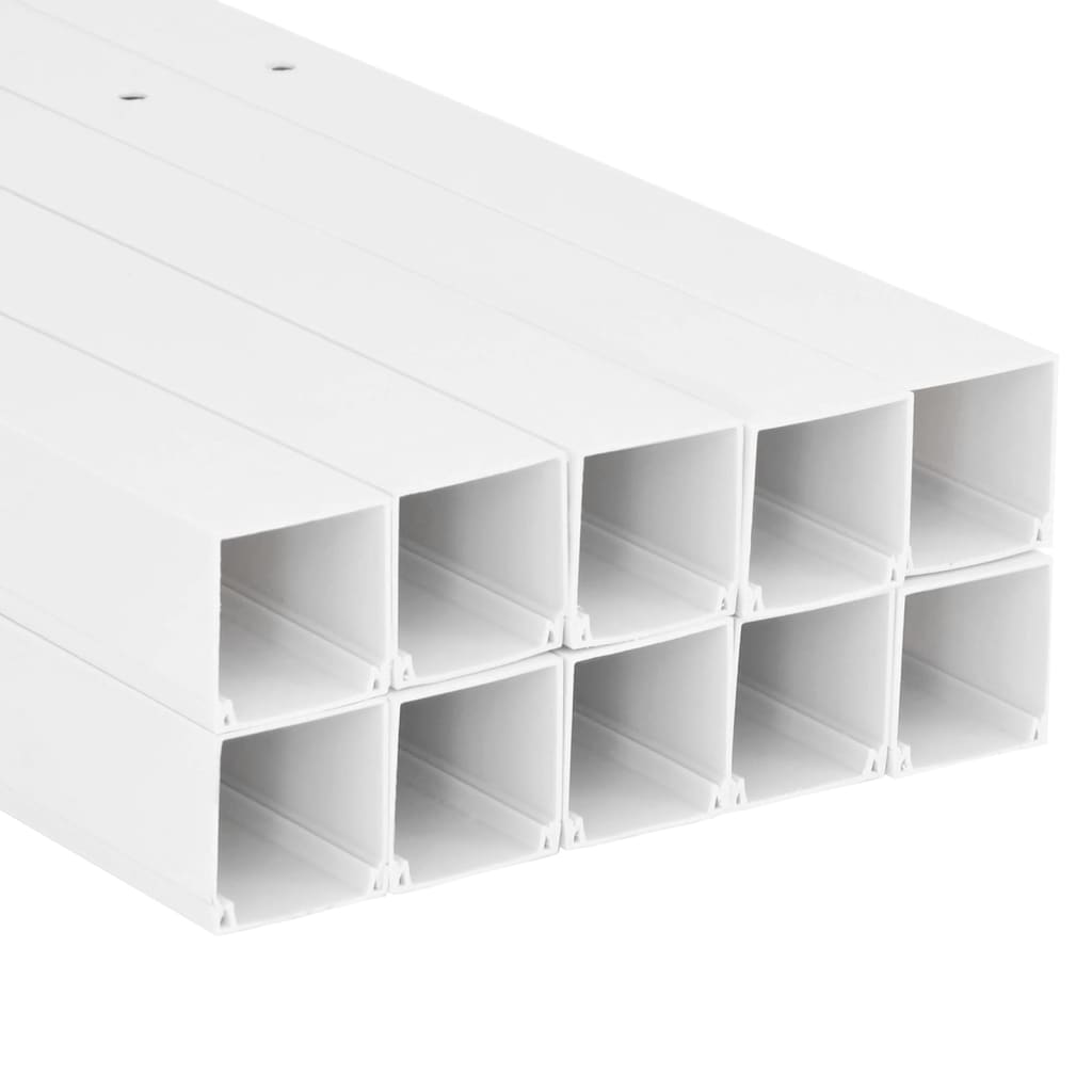 Tuyaux d'installation 100x60 mm 10 m PVC