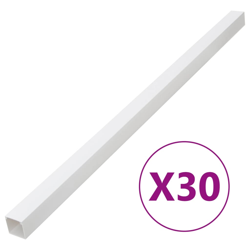 Installation pipes 60x40 mm 30 m PVC
