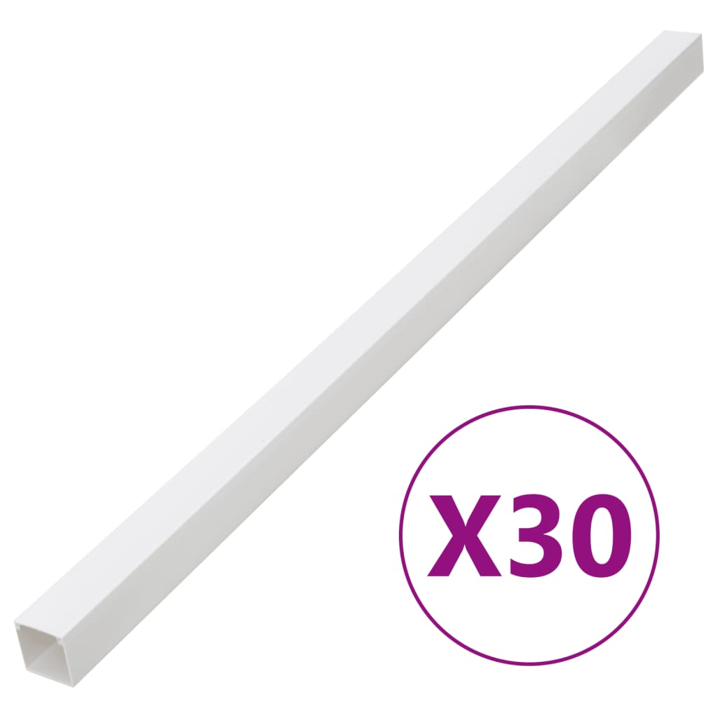 Conduits d'installation 100x60 mm 30 m PVC
