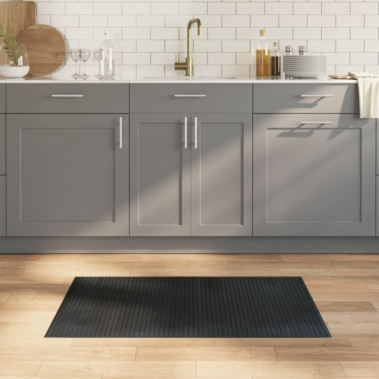 Carpet Rectangular Grey 60x100 cm Bamboo