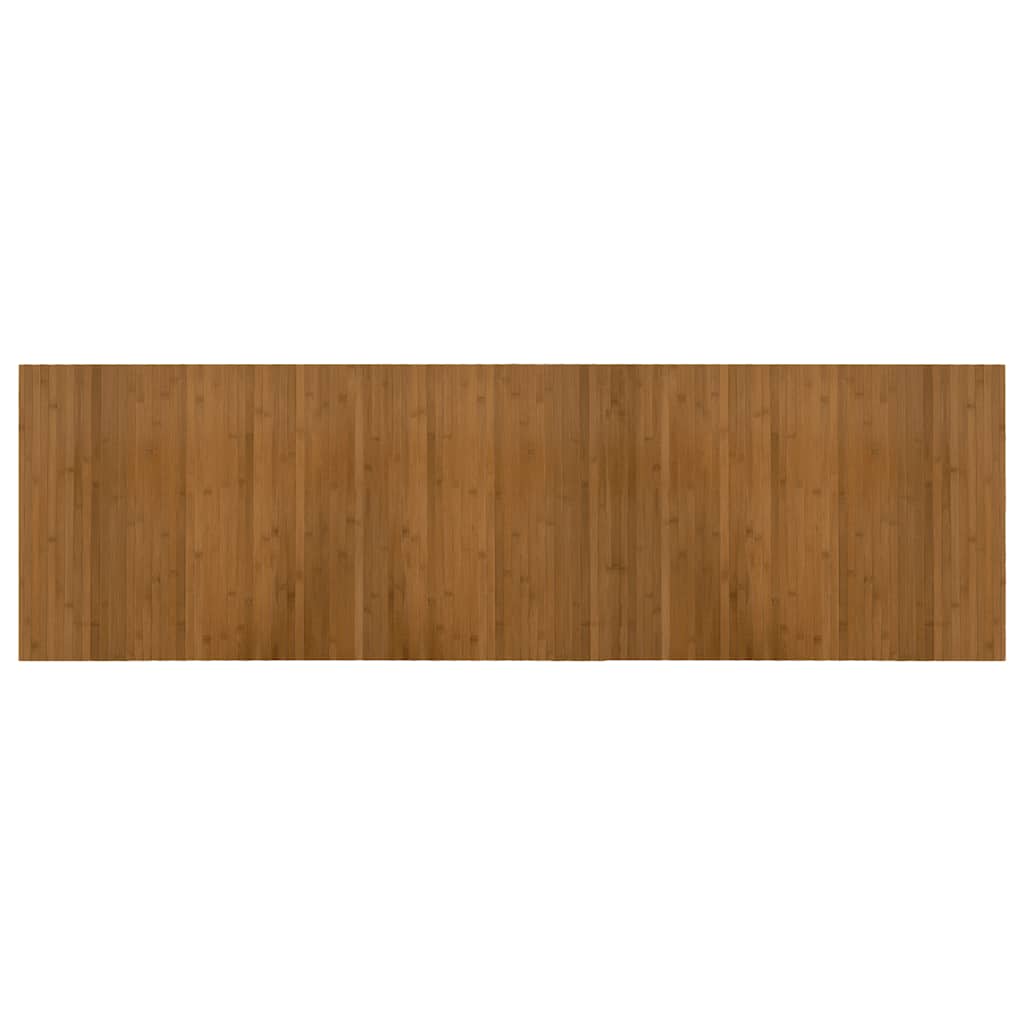 Tapis Rectangulaire Marron 60x200 cm Bambou