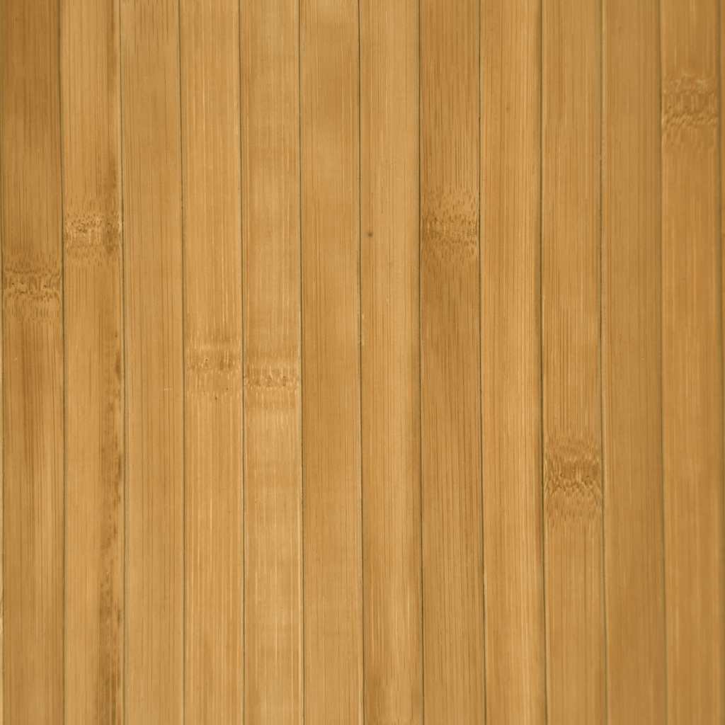 Tapis rectangulaire naturel 100x400 cm Bambou