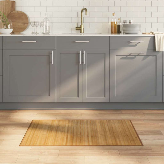 Rectangular Natural Rug 60x100 cm Bamboo