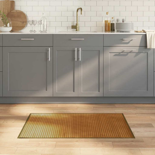Carpet Rectangular Brown 60x100 cm Bamboo