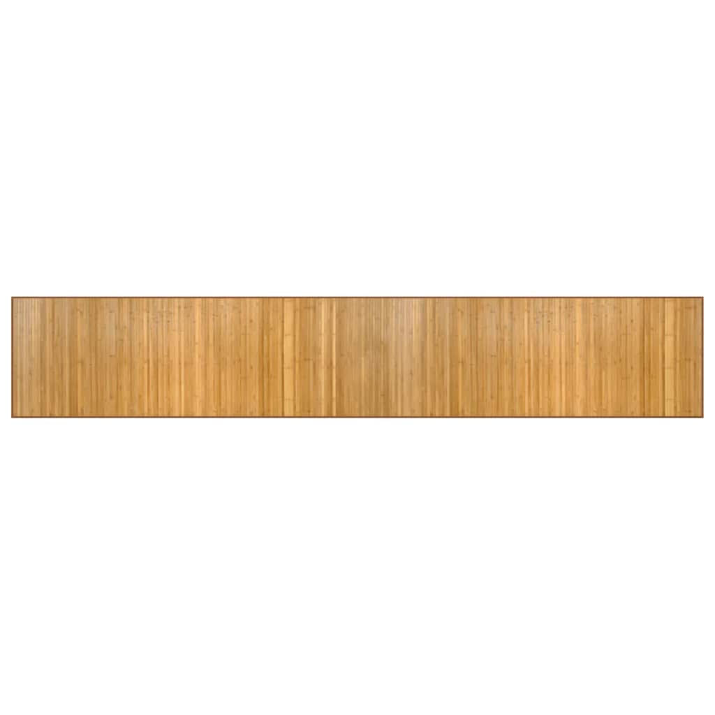 Carpet Rectangular Natural 60x400 cm Bamboo
