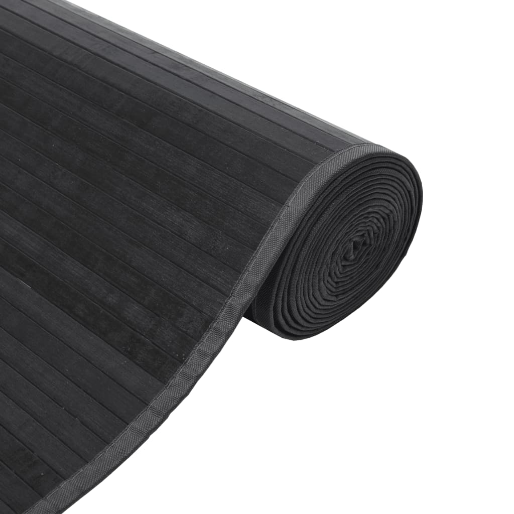 Carpet Rectangular Grey 60x400 cm Bamboo