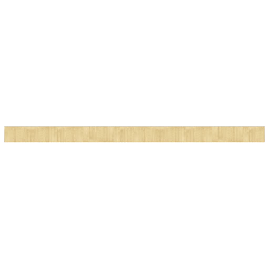 Tapis Rectangulaire Nature Clair 60x1000 cm Bambou
