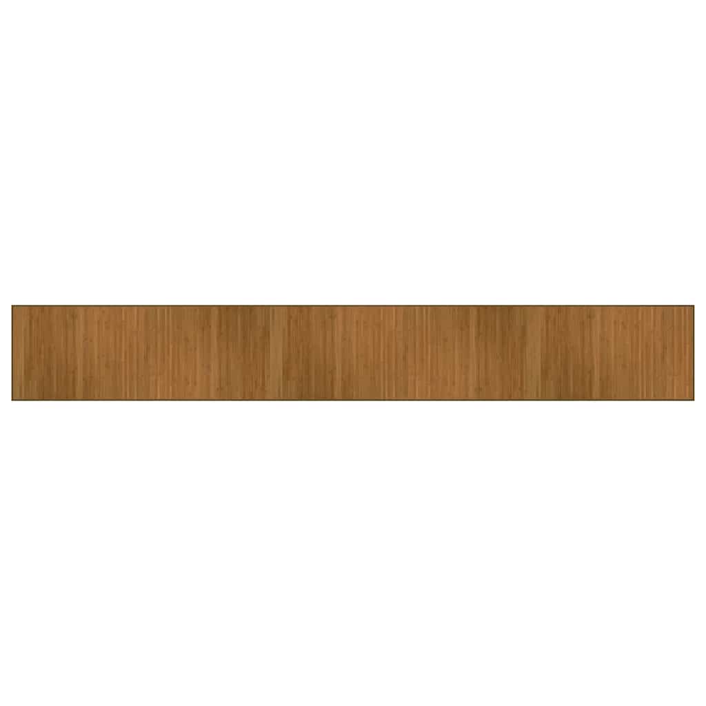 Tapis Rectangulaire Marron 70x500 cm Bambou