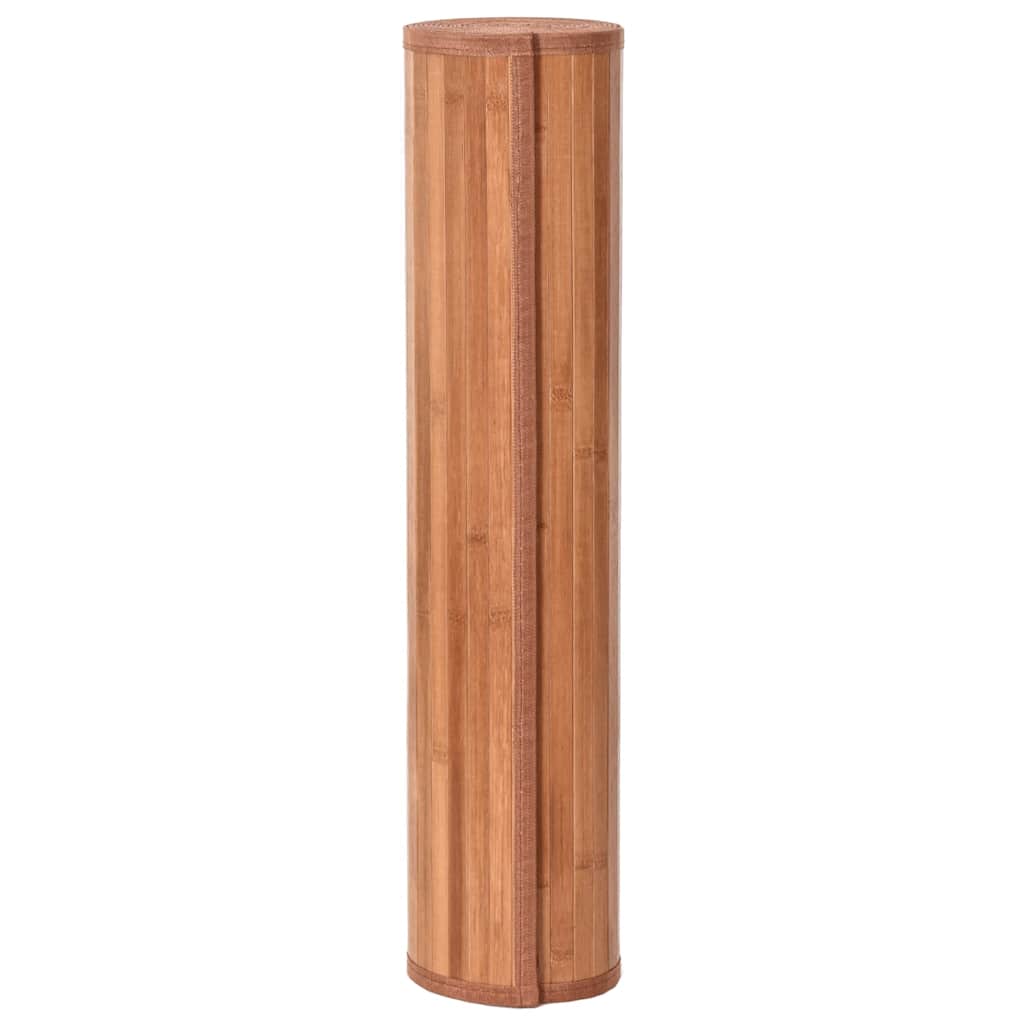 Tapis Rectangulaire Marron 70x500 cm Bambou