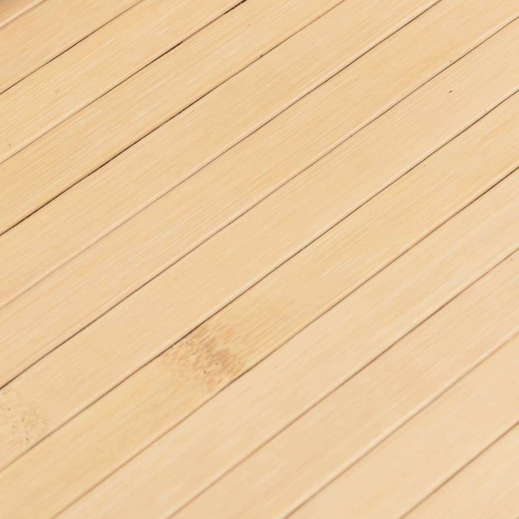 Carpet Rectangular Light Natural 80x100 cm Bamboo