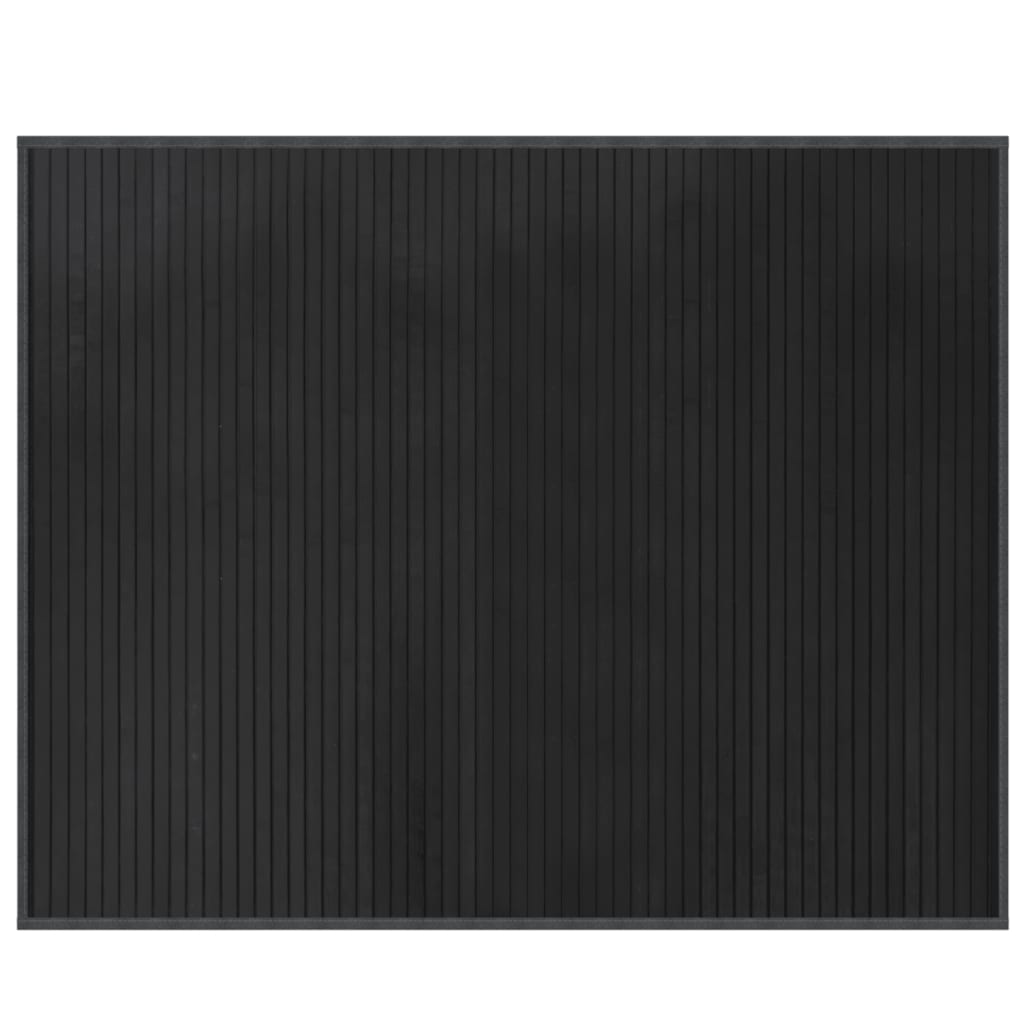 Carpet Rectangular Grey 80x100 cm Bamboo