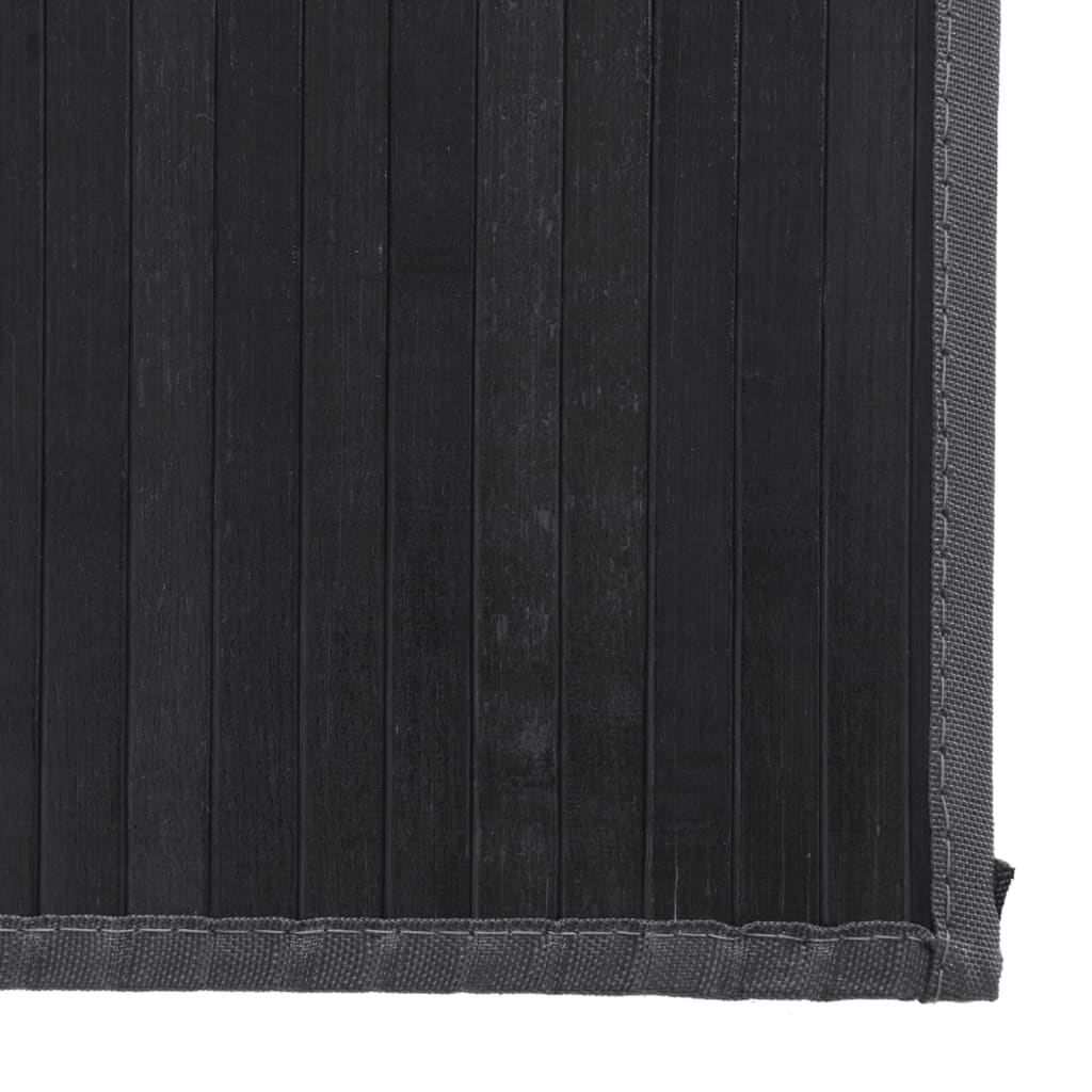 Carpet Rectangular Grey 80x100 cm Bamboo