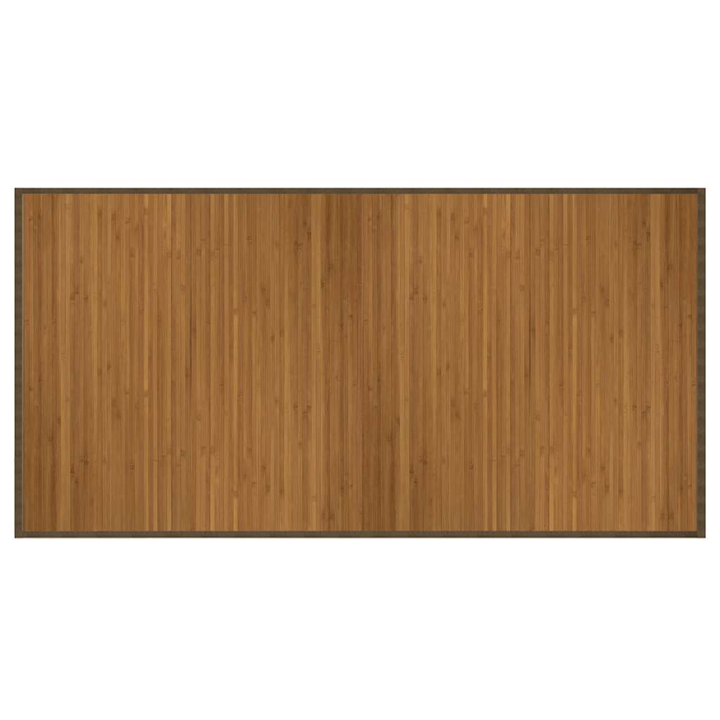 Carpet Rectangular Brown 100x200 cm Bamboo