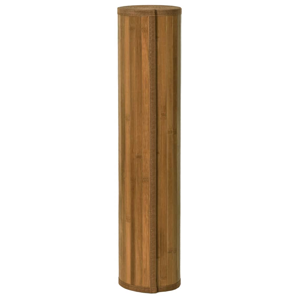 Carpet Rectangular Brown 100x200 cm Bamboo