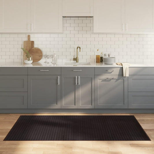 Carpet Rectangular Dark Brown 100x200 cm Bamboo