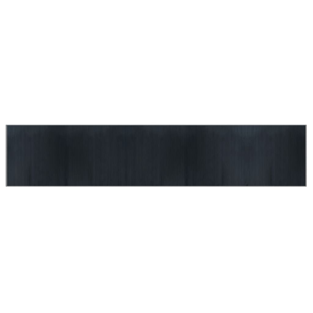 Carpet Rectangular Grey 100x500 cm Bamboo
