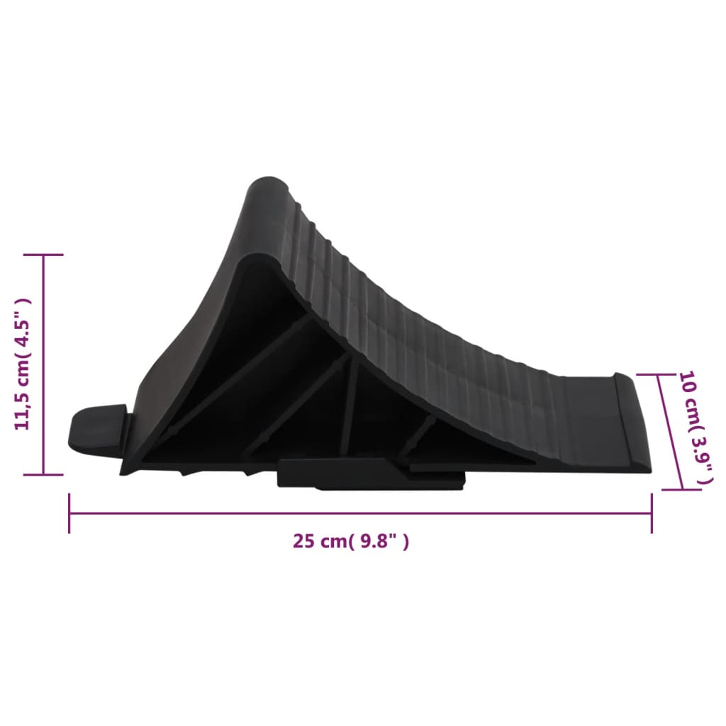 Jockey Wheel Foldable 60 mm with Wheel Chocks