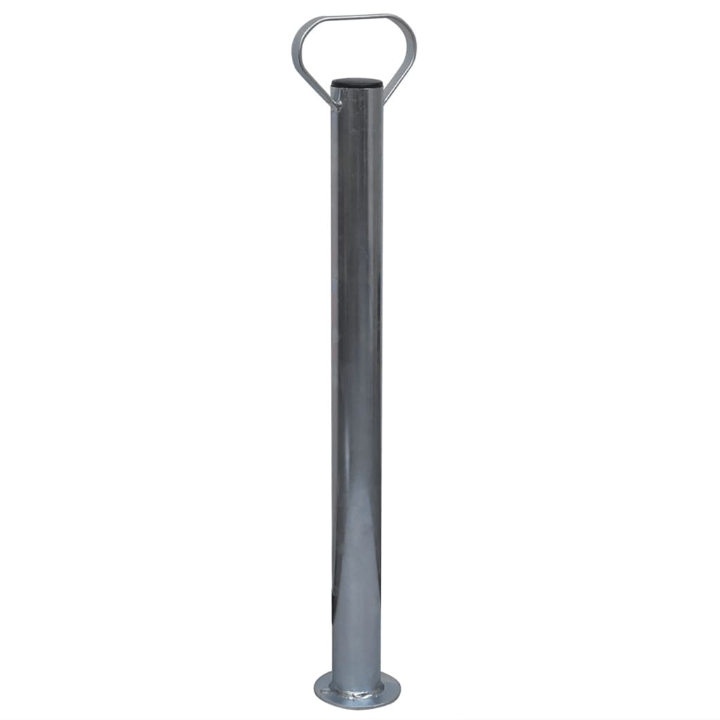 Roue jockey 48 mm avec 2 tubes de support et 3 brides