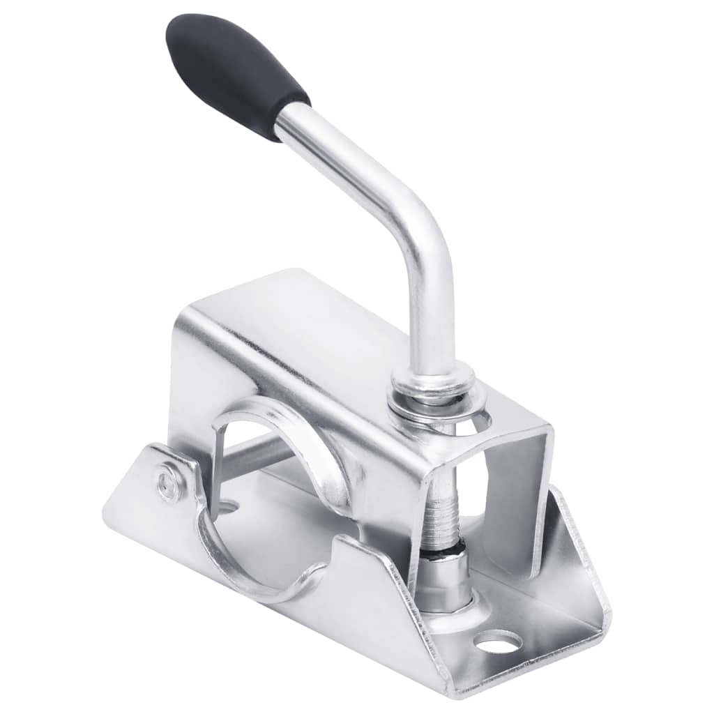 Roue jockey 48 mm avec 2 tubes de support et 3 brides