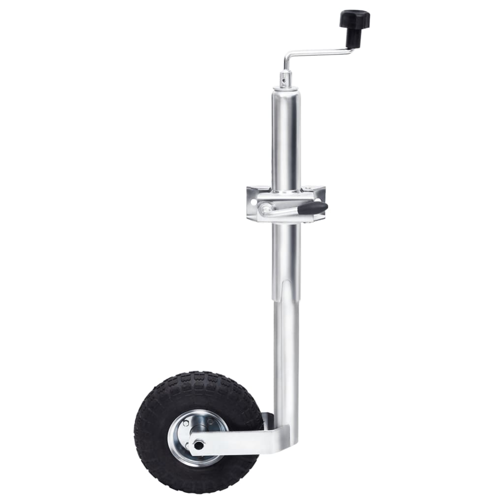 Jockey wheel 48 mm with 2 support tubes and 3 clamps