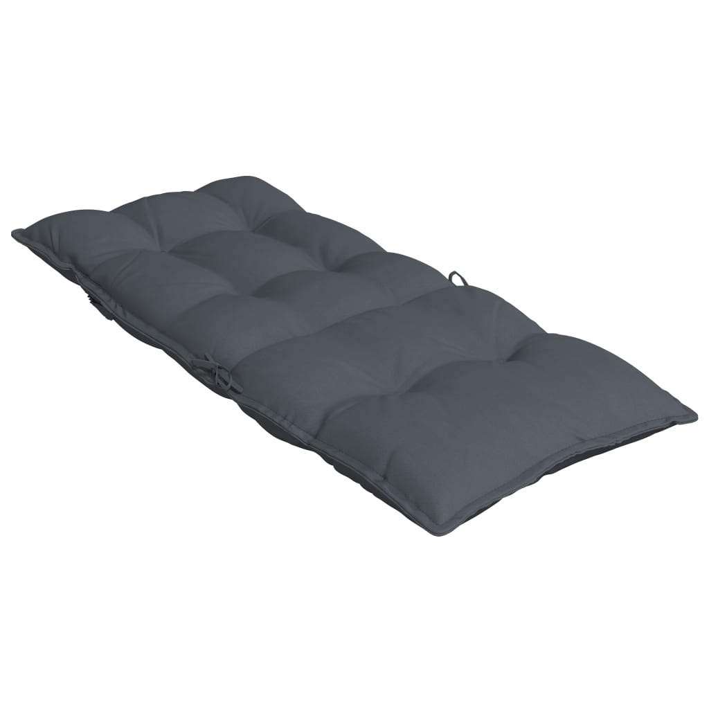 Coussins pour chaises à dossier haut 2 pcs Anthracite Tissu Oxford