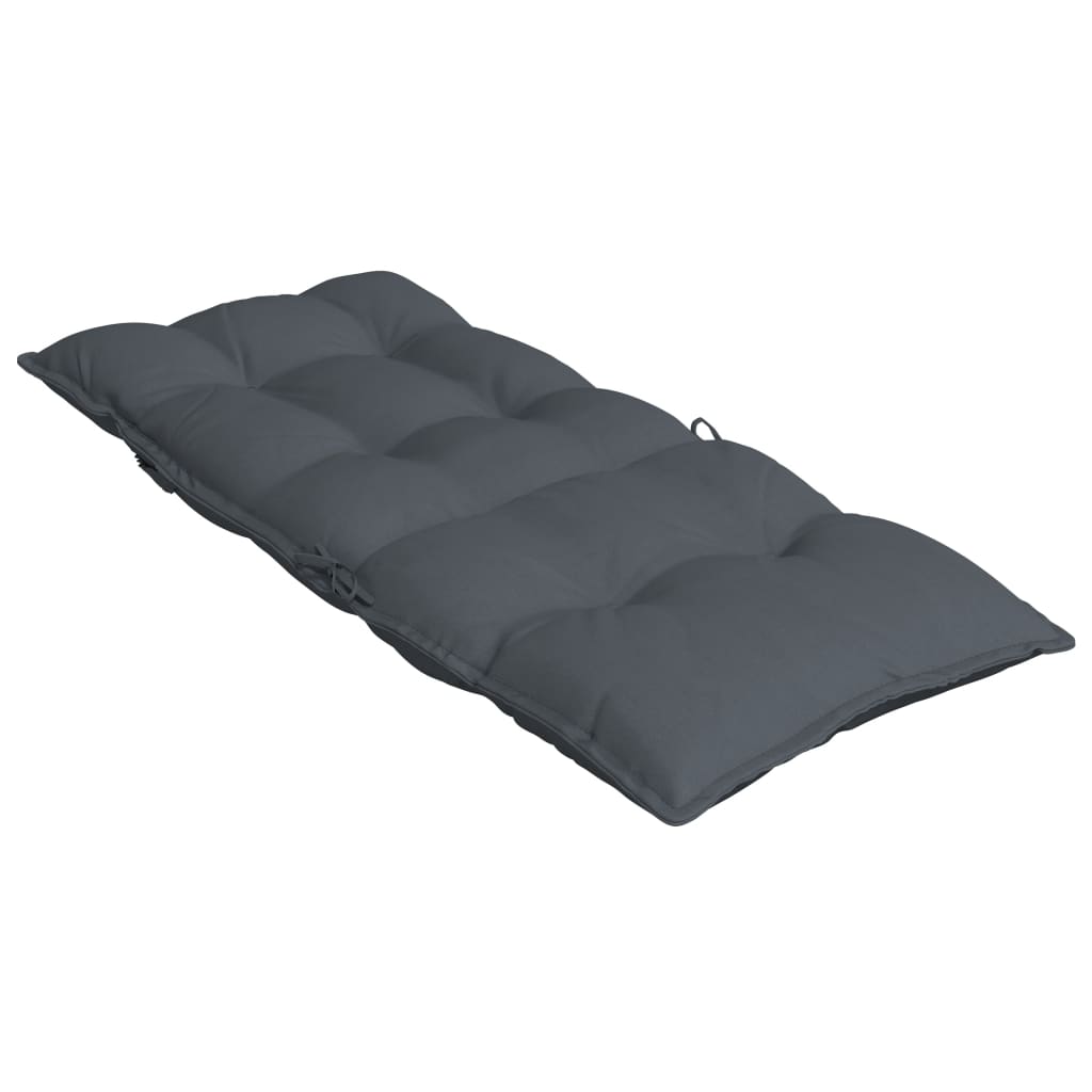 High-back Cushions 6 pcs. Anthracite Oxford Fabric