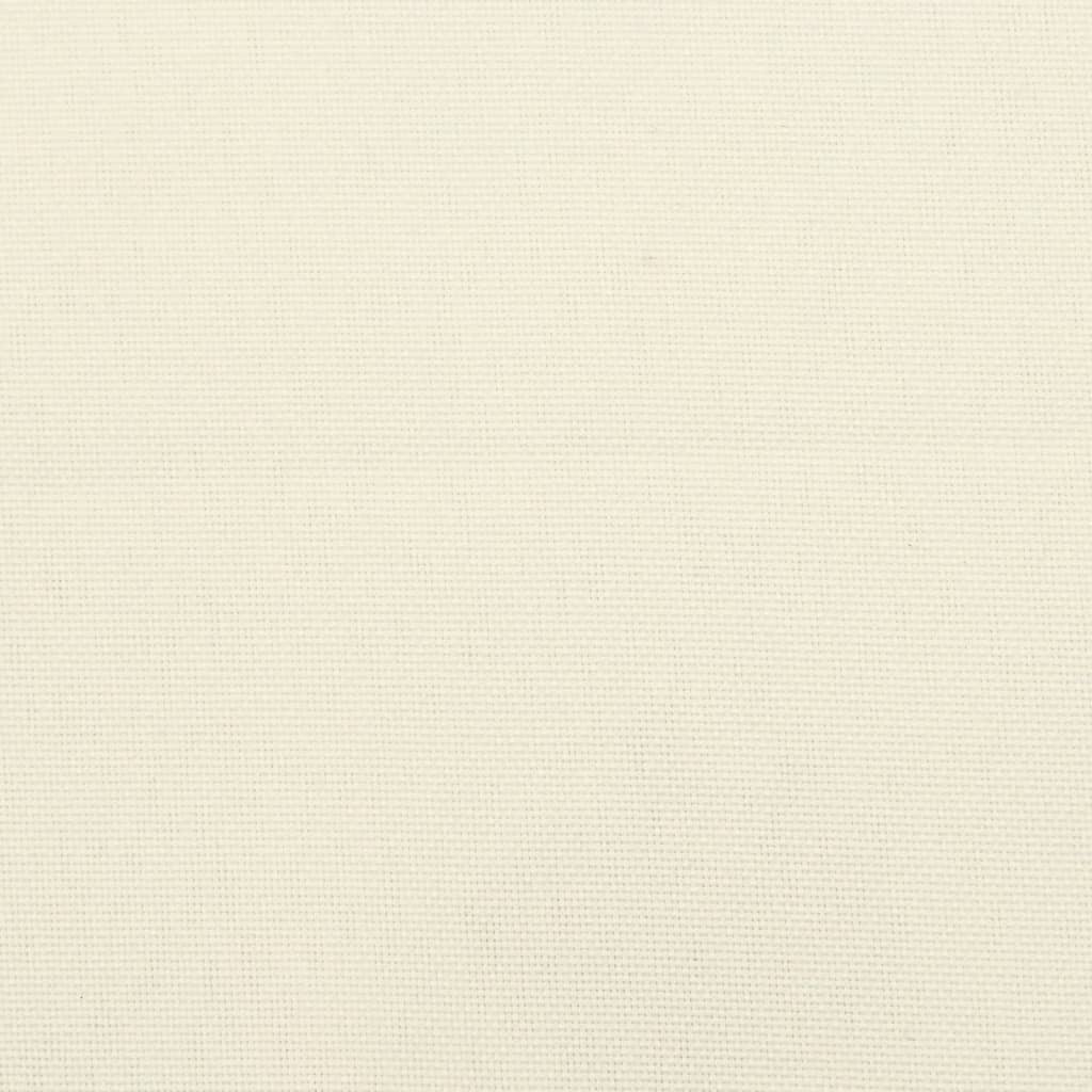 Coussins de dossier haut 6 pièces Tissu Oxford crème